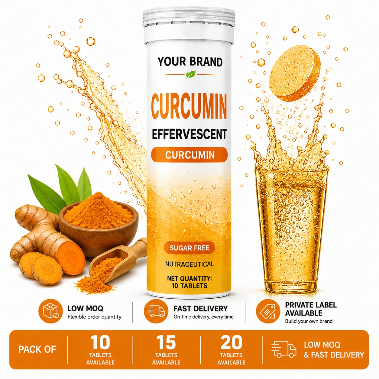 Curcumin Effervescent Tablet