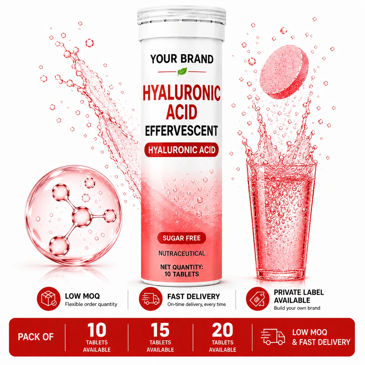 Hyaluronic Acid Effervescent Tablet