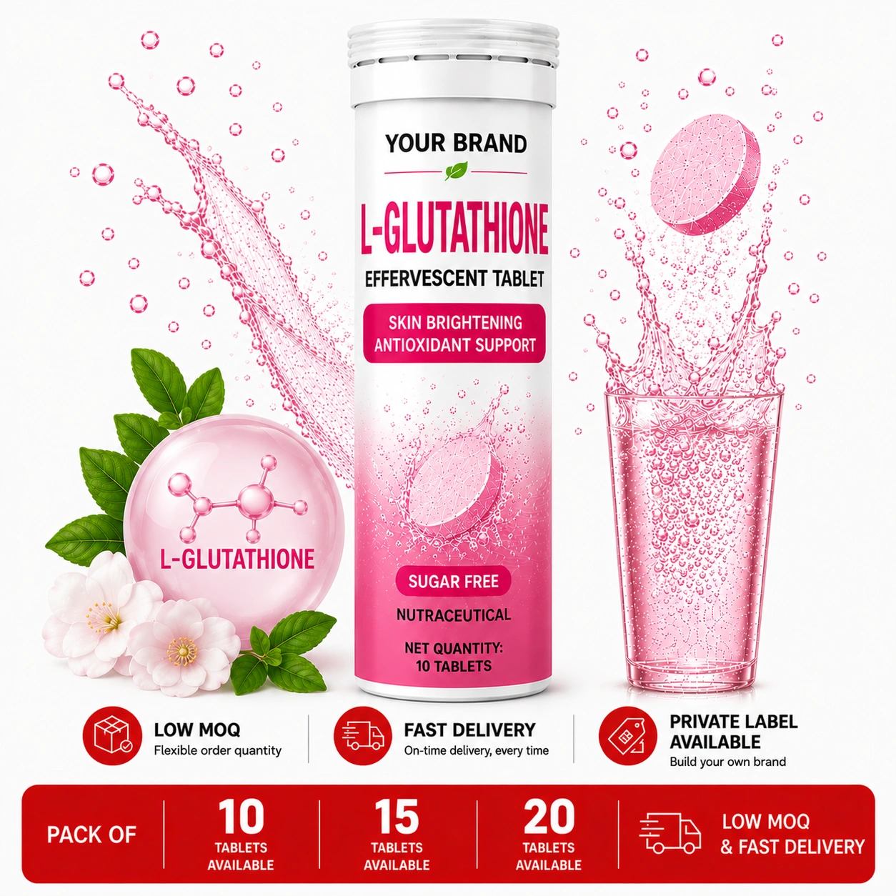 L-Glutathione Effervescent Tablet
