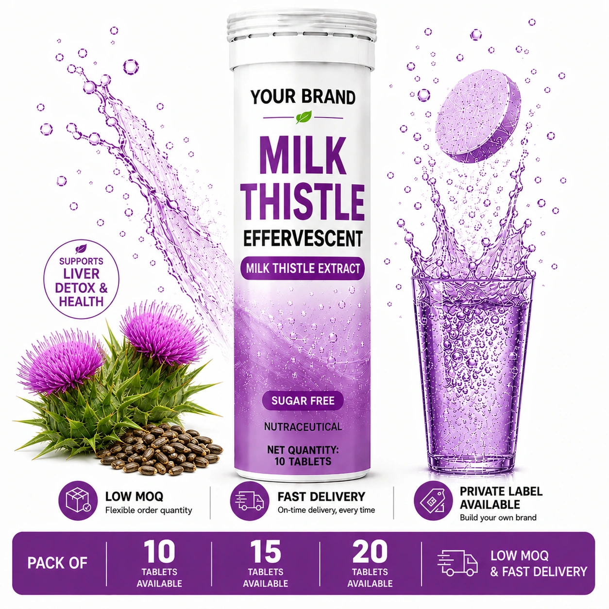 Milk Thistle Effervescent Tablet