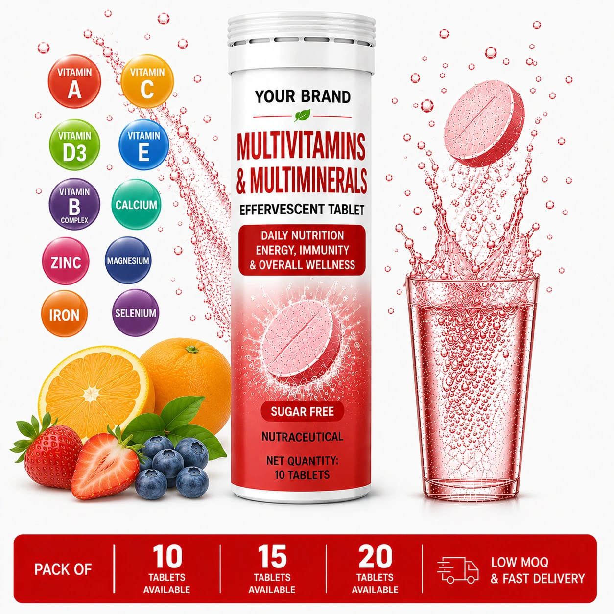 MultiVitamins & MultiMinerals Effervescent Tablet