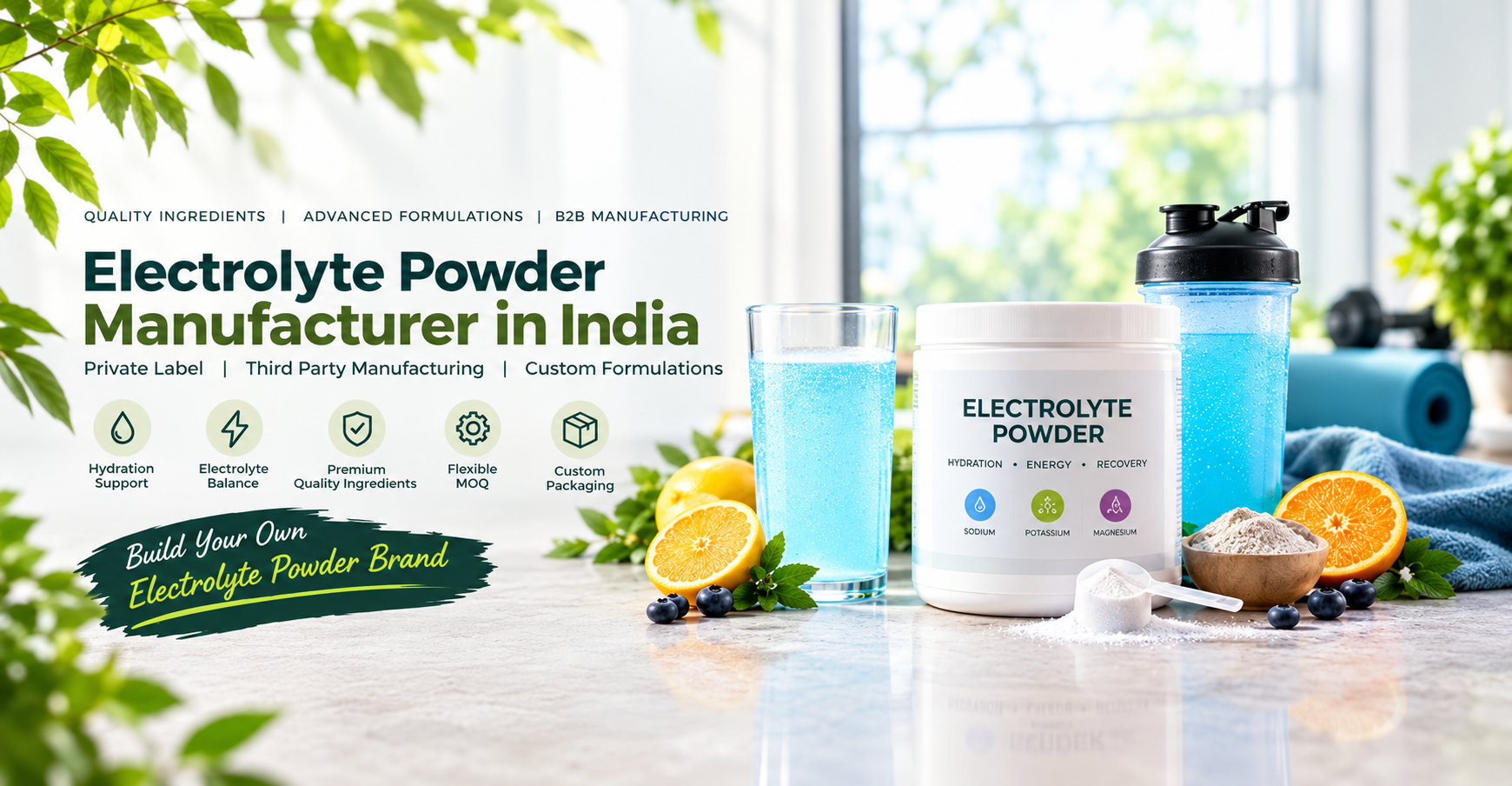 Electrolyte Powder Manufacturing Showcase